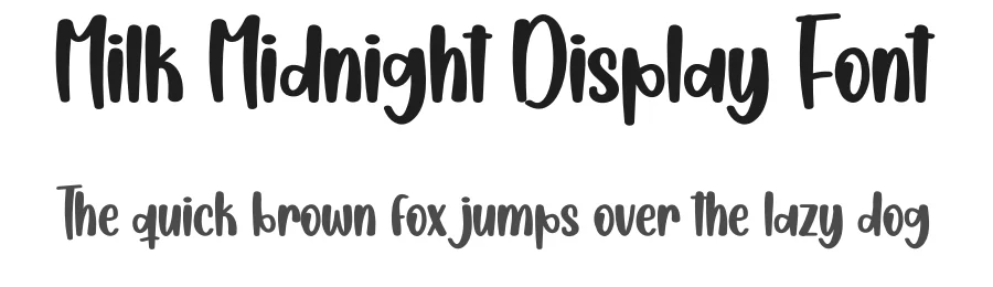 Milk Midnight Display Font by creativeletter — Display Font