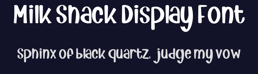Milk Shack Display Font by freshtypeink — Display Font — thumbnail 2