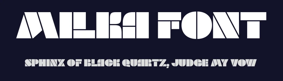 Milka Font by lettersoup typefoundry — Display Font — thumbnail 2