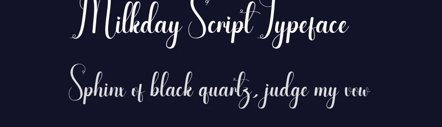 Milkday Script Typeface by creativeletter — Script Handwritten Font — thumbnail 2