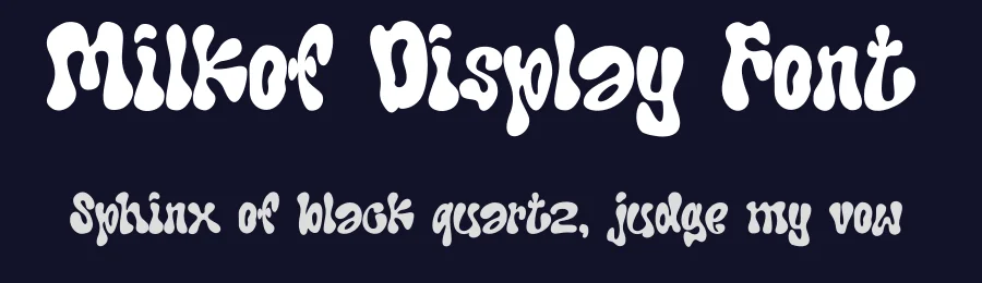 Milkof Display Font by IDEBARENG — Display Font — thumbnail 2