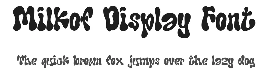 Milkof Display Font by IDEBARENG — Display Font