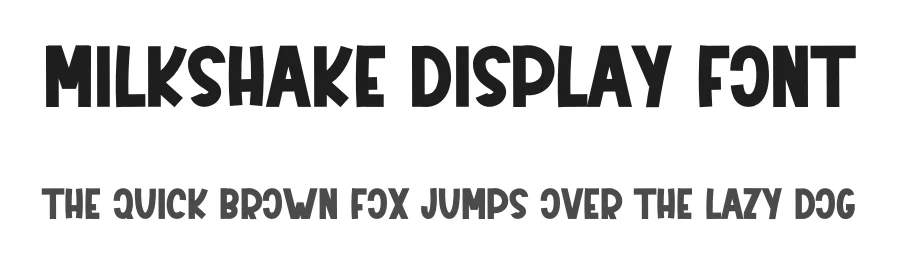 Milkshake Display Font by inermediaSTUDIO — Display Font