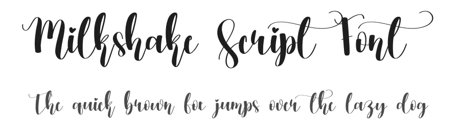 Milkshake Script Font by creativeletter — Script Handwritten Font