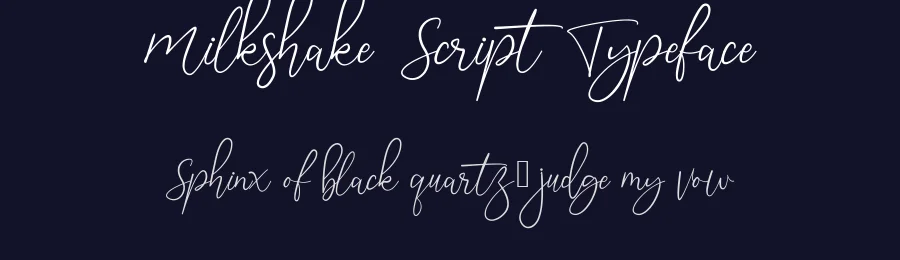 Milkshake Script Typeface by wibisono2001 — Serif Font — thumbnail 2