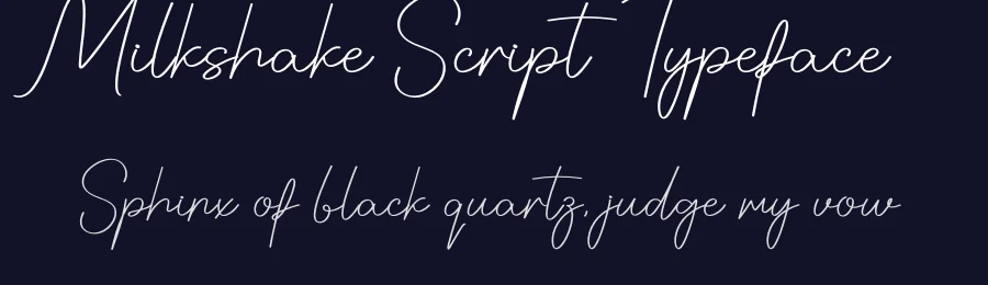 Milkshake Script Typeface by creativeletter — Script Handwritten Font — thumbnail 2