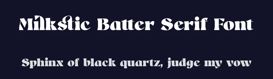 Milkstic Batter Serif Font by timelesstype.co — Serif Font — thumbnail 2