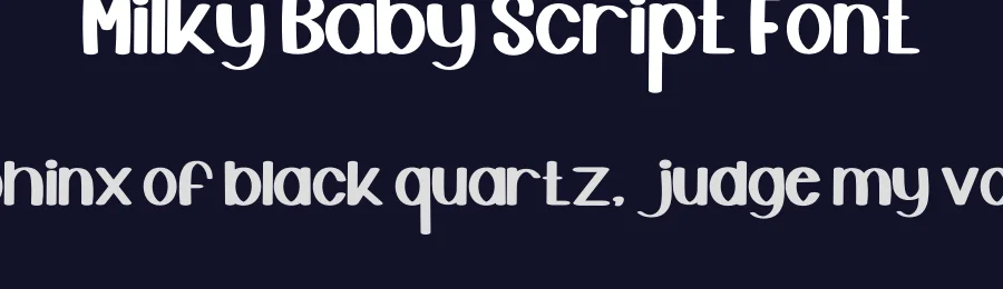 Milky Baby Script Font by inermediaSTUDIO — Display Font — thumbnail 2