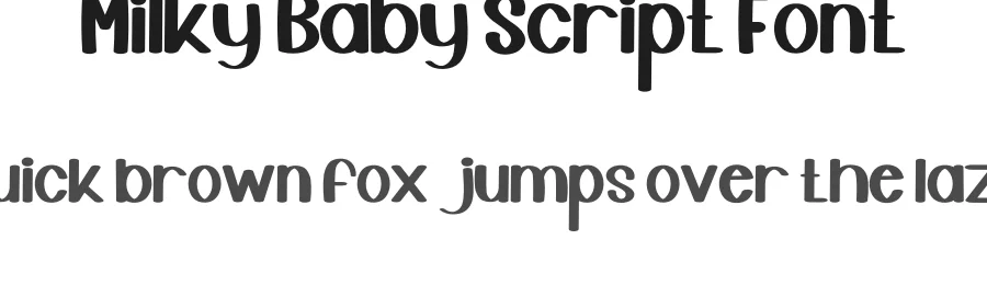 Milky Baby Script Font by inermediaSTUDIO — Display Font