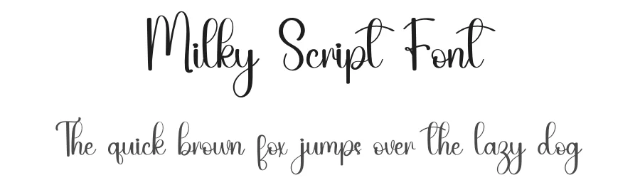 Milky Script Font by inermediaSTUDIO — Script Handwritten Font