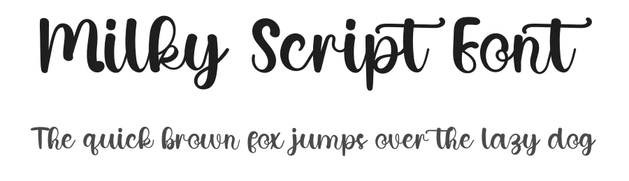 Milky Script Font by inermediaSTUDIO — Script Handwritten Font
