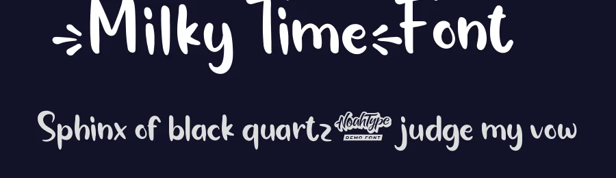 Milky Time Font by noahtype — Display Font — thumbnail 2