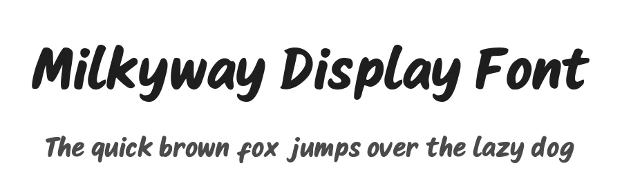 Milkyway Display Font by Maknastd — Display Font