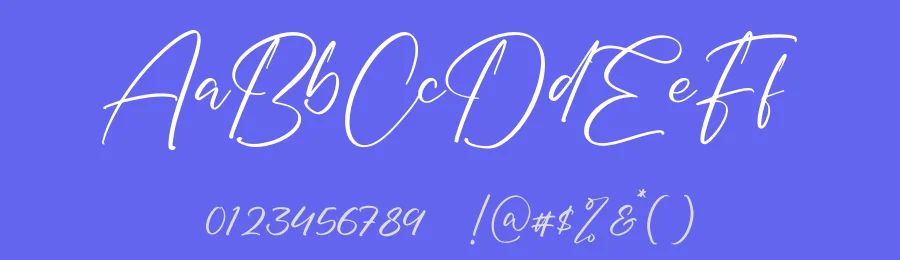 Millanoh – Modern Signature Font by glorytype — Script Handwritten Font — thumbnail 3