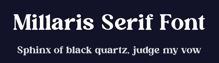 Millaris Serif Font by zeenesia studio — Sans Serif Font — thumbnail 2