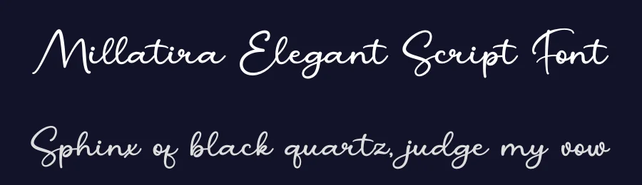 Millatira Elegant Script Font by Basnistudio — Script Handwritten Font — thumbnail 2
