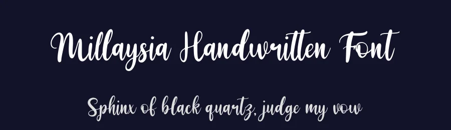 Millaysia Handwritten Font by Basnistudio — Script Handwritten Font — thumbnail 2