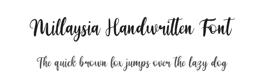 Millaysia Handwritten Font by Basnistudio — Script Handwritten Font