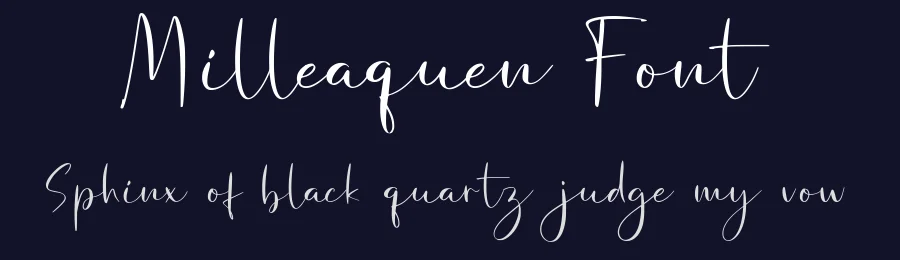 Milleaquen Font by Essentials Studio — Display Font — thumbnail 2