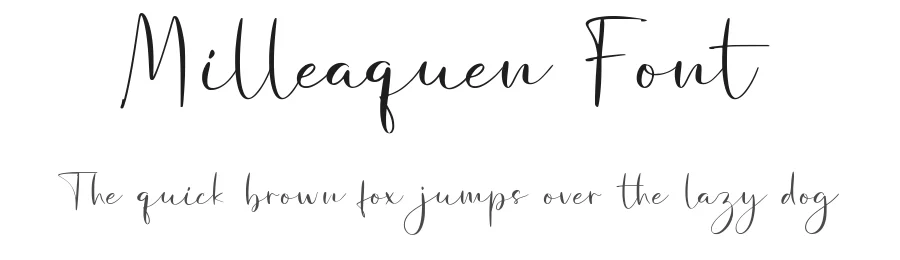 Milleaquen Font by Essentials Studio — Display Font