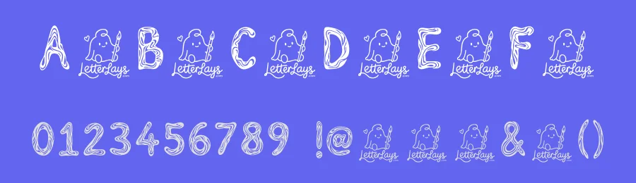 Millefiori Free Font by Letterlays — Decorative Font — thumbnail 3