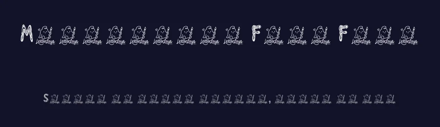 Millefiori Free Font by Letterlays — Decorative Font — thumbnail 2