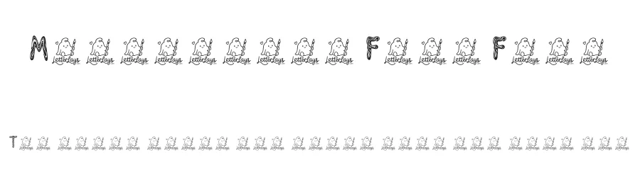 Millefiori Free Font by Letterlays — Decorative Font