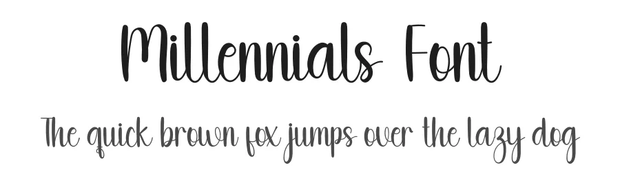 Millennials Font by inermediaSTUDIO — Script Handwritten Font