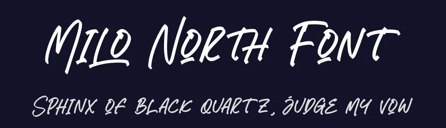 Milo North Font by glorytype — Script Handwritten Font — thumbnail 2