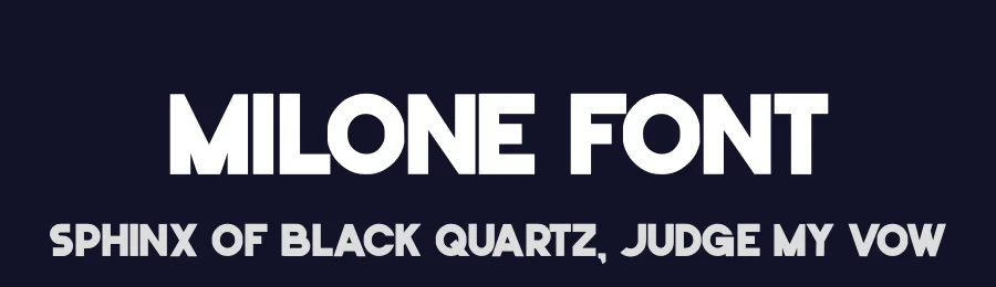 Milone Font by hayoyuka8 — Sans Serif Font — thumbnail 2