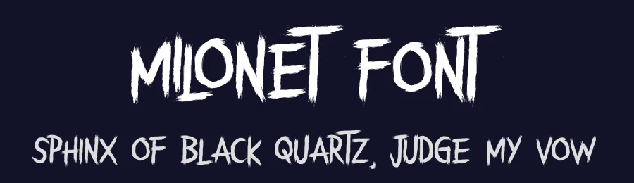 Milonet Font by suhadidesign — Display Font — thumbnail 2