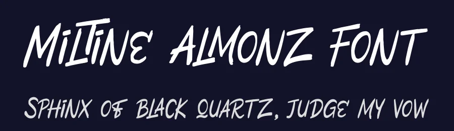 Miltine Almonz Font by Denustudios — Script Handwritten Font — thumbnail 2