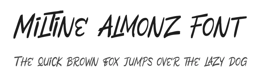 Miltine Almonz Font by Denustudios — Script Handwritten Font