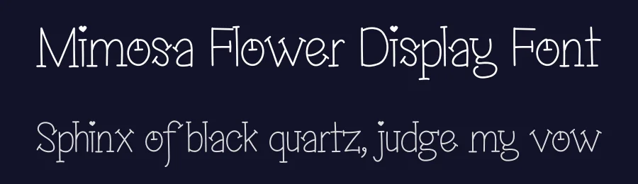 Mimosa Flower Display Font by andikastudio — Script Handwritten Font — thumbnail 2