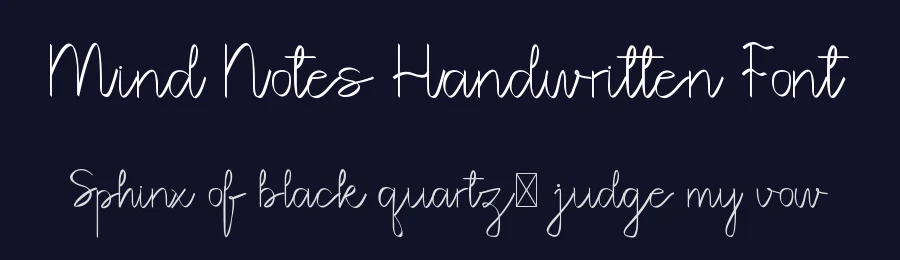 Mind Notes Handwritten Font by edricstudio — Script Handwritten Font — thumbnail 2