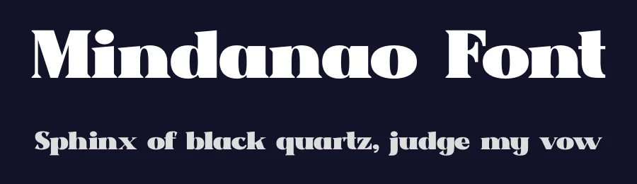 Mindanao Font by Rautan Studio — Serif Font — thumbnail 2