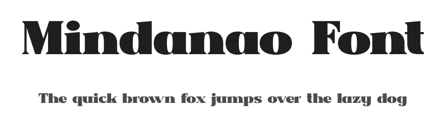 Mindanao Font by Rautan Studio — Serif Font
