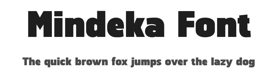 Mindeka Font by TypeLogue — Sans Serif Font