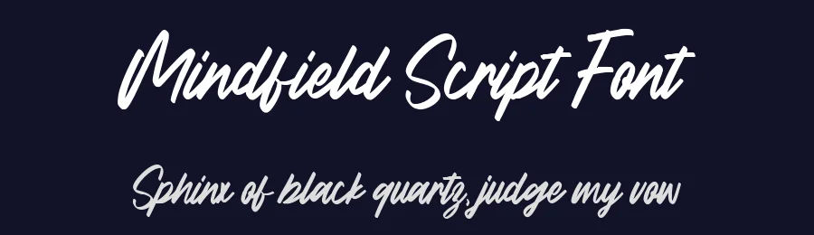 Mindfield Script Font by metafontsy — Script Handwritten Font — thumbnail 2