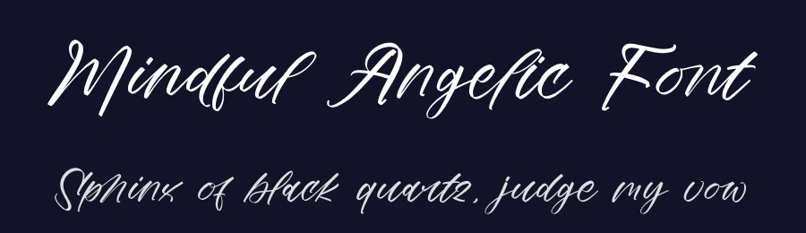 Mindful Angelic Font by stylishtype.co — Script Handwritten Font — thumbnail 2