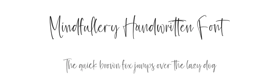 Mindfullery Handwritten Font by Operatype.Co — Script Handwritten Font