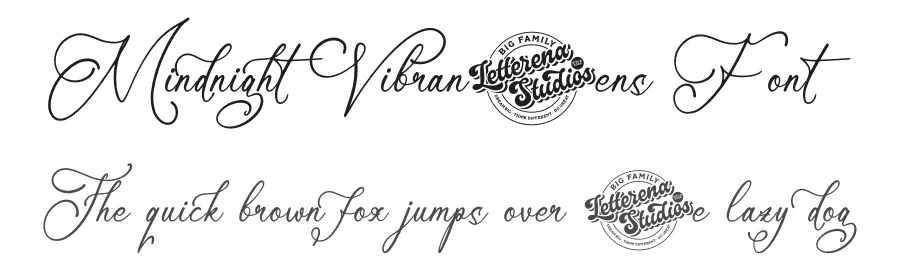 Mindnight Vibranttens Font by letterenastudios — Script Handwritten Font