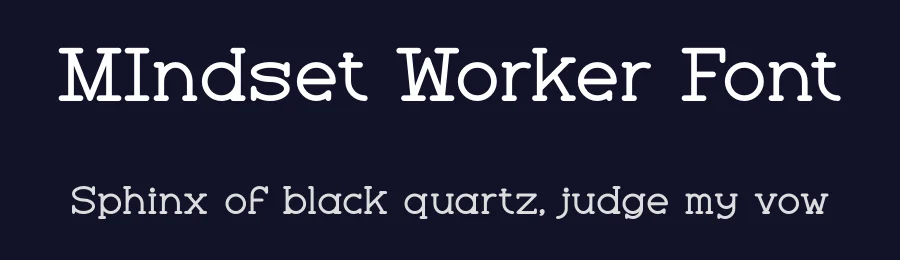 MIndset Worker Font by MasyafiStudio — Decorative Font — thumbnail 2