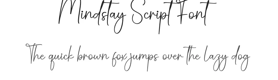 Mindstay Script Font by creativeletter — Script Handwritten Font