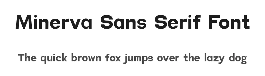 Minerva Sans Serif Font by Moonstone Co — Sans Serif Font