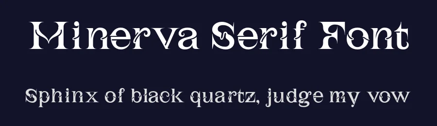 Minerva Serif Font by Creatifont Studios — Serif Font — thumbnail 2