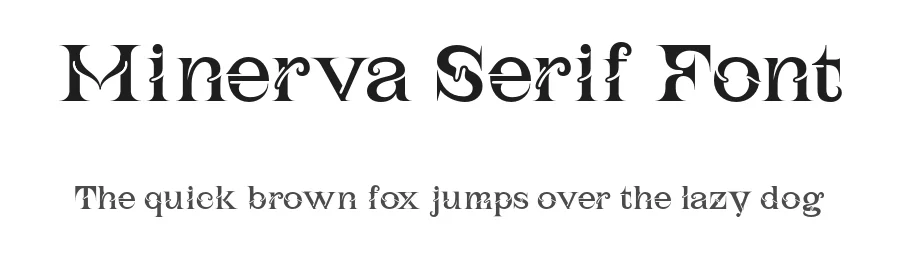 Minerva Serif Font by Creatifont Studios — Serif Font
