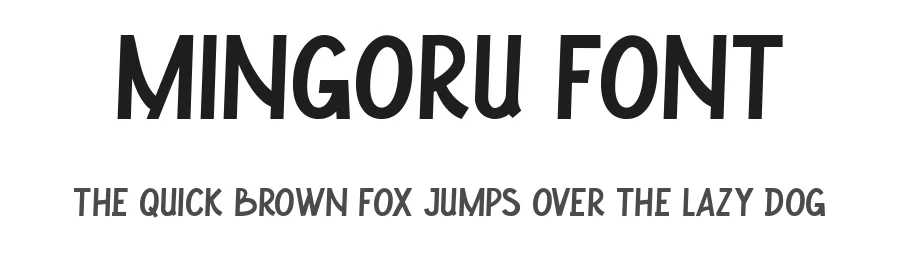 Mingoru Font by Lettermine — Display Font