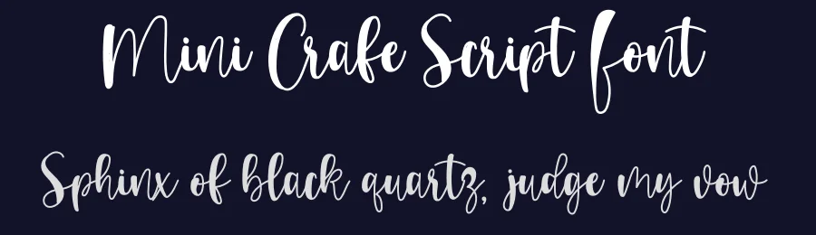 Mini Crafe Script Font by andikastudio — Script Handwritten Font — thumbnail 2