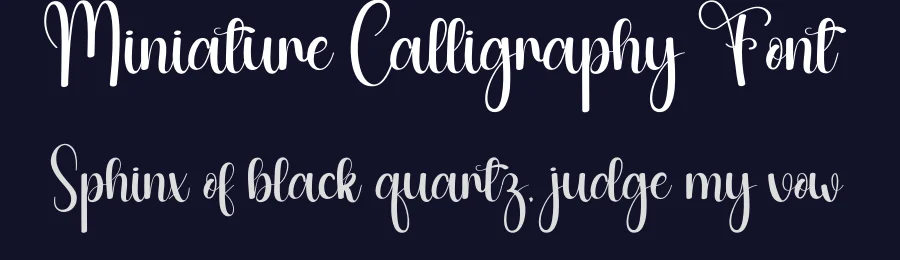 Miniature Calligraphy Font by andikastudio — Script Handwritten Font — thumbnail 2